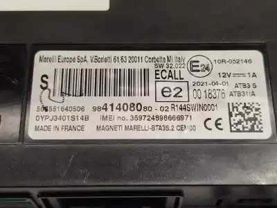 Автозапчастина б/у електронний модуль для citroen c4 iii (ba_, bb_, bc_) 1.2 puretech 130 (bahnsa, bahnsb) посилання на oem iam 9841408080  