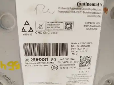 Автозапчасти б/у gps-навигационная система за citroen c4 iii (ba_, bb_, bc_) 1.2 puretech 130 (bahnsa, bahnsb) ссылки oem iam 9839633180  