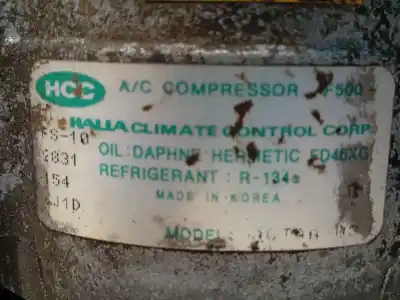 Автозапчасти б/у компрессор кондиционера воздуха за hyundai galloper ii (jk-01) 2.5 td intercooler ссылки oem iam hr780151  