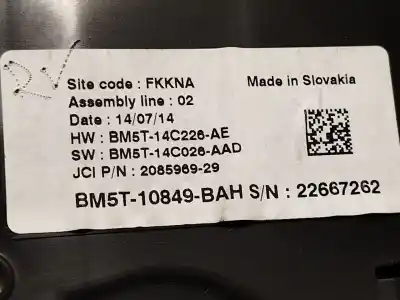 Peça sobressalente para automóvel em segunda mão quadrante por ford focus iii 1.0 ecoboost referências oem iam bm5t10849bah  1879748