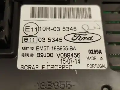Peça sobressalente para automóvel em segunda mão display gps / multimídia por ford focus iii 1.0 ecoboost referências oem iam em5t18b955ba  2014481