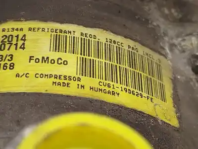 Peça sobressalente para automóvel em segunda mão compressor de ar condicionado a/a a/c por ford focus iii 1.0 ecoboost referências oem iam cv6119d629fe 2100870 2414013