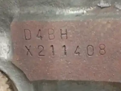 Автозапчастина б/у вибривався двигун для hyundai galloper ii (jk-01) 2.5 td intercooler посилання на oem iam d4bh  