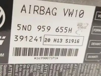 Автозапчасти б/у блок управления подушками безопасности за vw passat cc b6 (357) 2.0 tdi ссылки oem iam 5n0959655h  5n0959655q30f