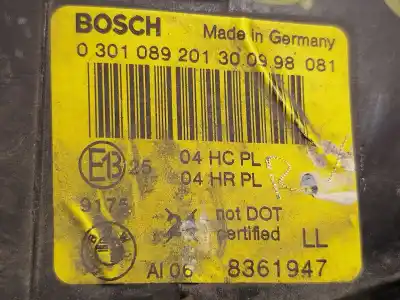 Peça sobressalente para automóvel em segunda mão farol / farolim esquerdo por bmw 3 (e46) 320 d referências oem iam 8361947 0301089201 63126902745
