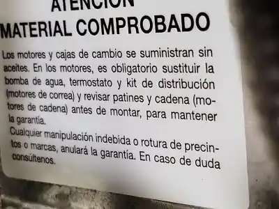 Pezzo di ricambio per auto di seconda mano motore completo per hyundai i30 (gd) 1.4 crdi riferimenti oem iam d4fc  