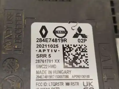 Автозапчастина б/у електронний модуль для renault arkana i (lcm_, ldn_) 1.6 e-tech 145 (ldmu) посилання на oem iam 284e74819r  