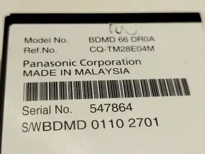 Second-hand car spare part electronic module for mazda 3 fastback (bp) 2.0 skyactiv-g m hybrid oem iam references bdmd66dr0a cqtm28e04m 
