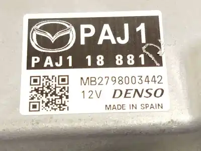 Second-hand car spare part ecu engine control for mazda 3 fastback (bp) 2.0 skyactiv-g m hybrid oem iam references paj118881 2798003442 