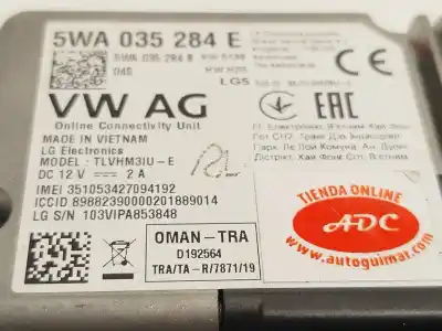 Автозапчасти б/у электронный модуль за volkswagen t-cross (c11) 1.0 tsi ссылки oem iam 5wa035284e  