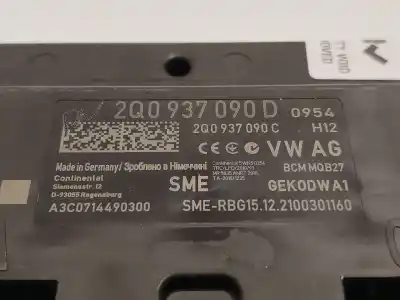 Автозапчасти б/у электронный модуль за volkswagen t-cross (c11) 1.0 tsi ссылки oem iam 2q0937090d a3c0714490300 2q0937090c