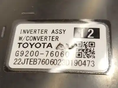 Автозапчасти б/у преобразователь мощности за toyota c-hr (_x1_) 2.0 hybrid (maxh10) ссылки oem iam g920076060  g920079046