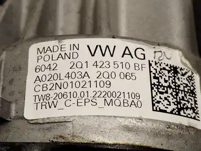 Second-hand car spare part steering column for volkswagen t-cross (c11) 1.0 tsi oem iam references 2q1423510bf  2q1909144s