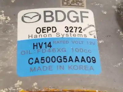 Second-hand car spare part air conditioning compressor for mazda 3 fastback (bp) 2.0 skyactiv-g m hybrid oem iam references bdgf61450  