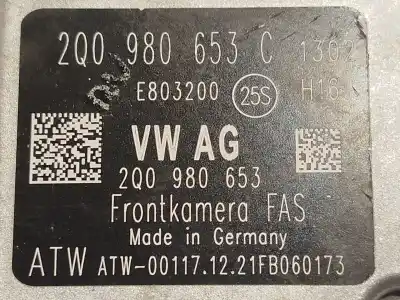 Peça sobressalente para automóvel em segunda mão módulo eletrônico por volkswagen t-cross (c11) 1.0 tsi referências oem iam 2q0980653c  