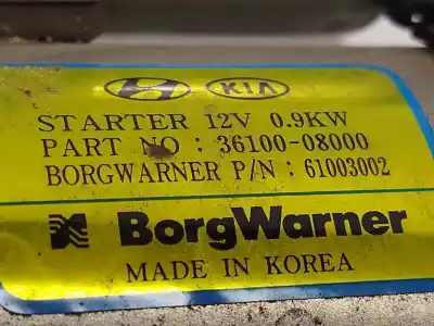 Автозапчастина б/у двигун запускається для hyundai i30 (pde, pd, pden) 1.0 t-gdi посилання на oem iam 3610008000 61003002 