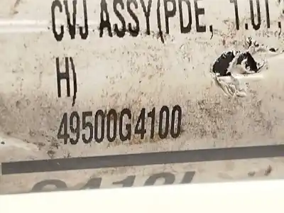 Автозапчастина б/у передня ліва трансмісія для hyundai i30 (pde, pd, pden) 1.0 t-gdi посилання на oem iam 49500g4100  