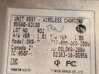 Peça sobressalente para automóvel em segunda mão módulo eletrônico por hyundai i30 (pde, pd, pden) 1.0 t-gdi referências oem iam 95560g3100  