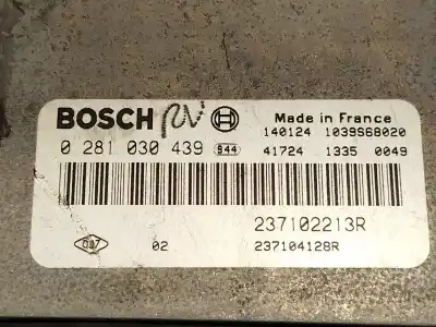 Peça sobressalente para automóvel em segunda mão centralina de motor uce por dacia dokker monospace (ke_) 1.5 dci / blue dci 75 (keaj, keah, kejw) referências oem iam 237102213r 0281030439 237104128r