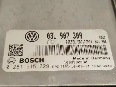 Автозапчастина б/у ебу контролер двигуна для volkswagen passat b6 (3c2) 2.0 tdi посилання на oem iam 03l907309 0281015029 
