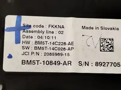 Second-hand car spare part dashboard for ford c-max ii (dxa/cb7, dxa/ceu) 1.6 ecoboost oem iam references bm5t10849ar  1879748