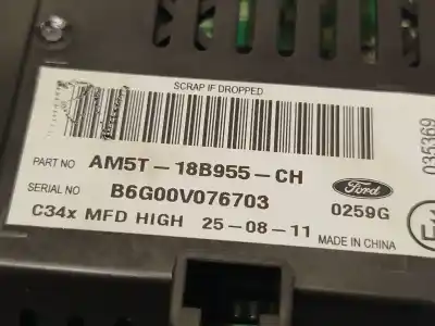 Pezzo di ricambio per auto di seconda mano display multifunzione per ford c-max ii (dxa/cb7, dxa/ceu) 1.6 ecoboost riferimenti oem iam am5t18b955ch  1864815