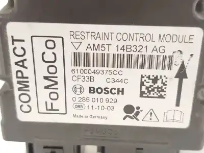 Pezzo di ricambio per auto di seconda mano centralina airbag per ford c-max ii (dxa/cb7, dxa/ceu) 1.6 ecoboost riferimenti oem iam am5t14b321ag 0285010929 1751740
