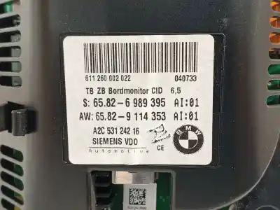 Second-hand car spare part multifunction display for bmw 5 (e60) 520 d oem iam references 65826989395 65829114353 
