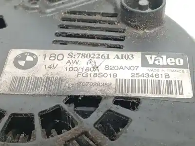 Second-hand car spare part alternator for bmw 1 (e81) 118 d oem iam references 7802261 fg18s019 12317797661