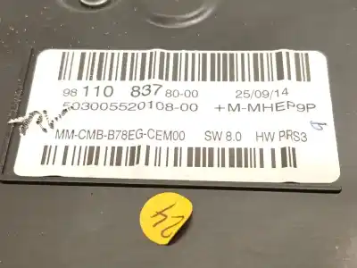 Автозапчастина б/у панель інструментів для citroen c4 grand picasso ii (da_, de_) 1.6 hdi / bluehdi 115 посилання на oem iam 9811083780  
