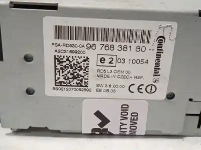 Автозапчасти б/у аудиосистема / радио cd за citroen c4 ii (nc_) 1.6 hdi 90 ссылки oem iam 9676838180 a2c31699200 