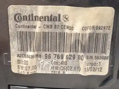 Автозапчастина б/у панель інструментів для citroen c4 ii (nc_) 1.6 hdi 90 посилання на oem iam 9676962980 a2c53435356 