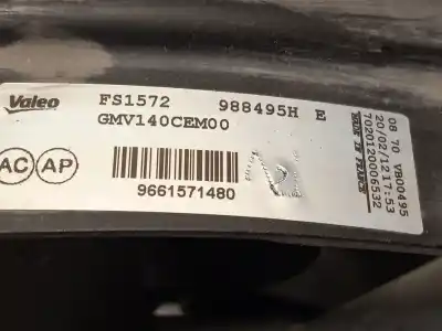 Автозапчастина б/у електро вентилятор для citroen c4 ii (nc_) 1.6 hdi 90 посилання на oem iam 9661571480 988495h 1253k4