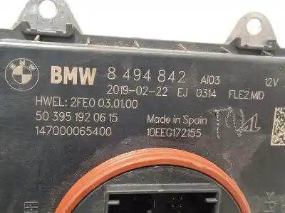 Second-hand car spare part left led control unit for bmw 2 active tourer (f45) 225 xe plug-in-hybrid oem iam references 8494842  63118494844