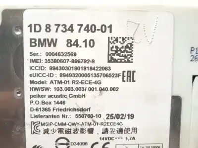 Pièce détachée automobile d'occasion module électronique pour bmw 2 active tourer (f45) 225 xe plug-in-hybrid références oem iam 8734740  84108734740