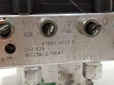 Peça sobressalente para automóvel em segunda mão abs por renault kadjar zen referências oem iam 476604033r 269829 0265956527