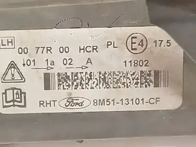 Автозапчастина б/у ліва фара для ford focus ii (da_, hcp, dp) 2.0 посилання на oem iam 8m5113101cf  1754446
