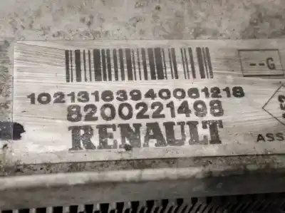 Second-hand car spare part water radiator for renault clio iii dynamique oem iam references 8200221498  