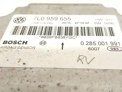 Автозапчастина б/у блок управління подушками безпеки для porsche cayenne (9pa) s 4.8 посилання на oem iam 7l0959655 0285001991 95561821910