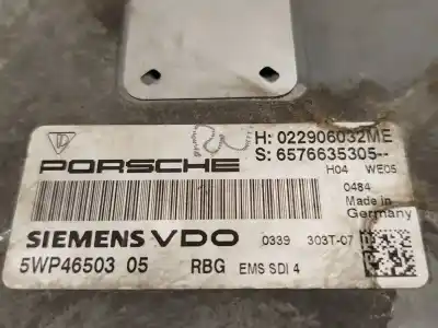 Автозапчастина б/у ебу контролер двигуна для porsche cayenne (9pa) s 4.8 посилання на oem iam 022906032me 5wp4650305 