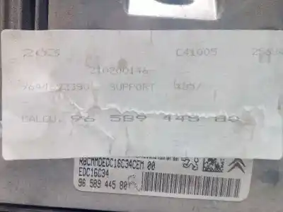 Second-hand car spare part ecu engine control for citroen c4 berlina vtr plus oem iam references 9658944580 9644692380 