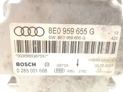 Автозапчастина б/у блок управління подушками безпеки для audi a4 b7 (8ec) 2.0 tdi 16v посилання на oem iam 8e0959655g 0285001668 