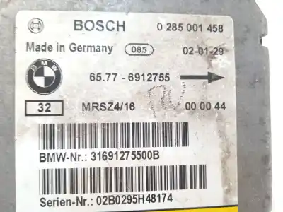 Second-hand car spare part airbag control unit for bmw x5 (e53) 3.0 d oem iam references 6912755 0285001458 65776912755