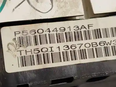 Second-hand car spare part dashboard for dodge avenger 2.0 oem iam references p56044913af  k56044913af