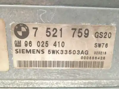 Second-hand car spare part electronic module for bmw x5 (e53) 3.0 d oem iam references 7521759  24607521759