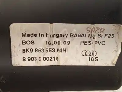 Автозапчасти б/у задний поддон за audi a4 b8 avant (8k5) 3.0 tdi quattro ссылки oem iam 8k9863553  8k986355394h