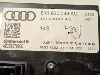 Second-hand car spare part climate control for audi a4 b8 avant (8k5) 3.0 tdi quattro oem iam references 8k1820043aq a2c92379900 8k1820043bbxzf