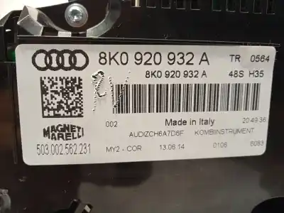 Автозапчастина б/у панель інструментів для audi a4 b8 avant (8k5) 3.0 tdi quattro посилання на oem iam 8k0920932a 503002562231 