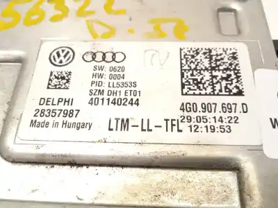 Second-hand car spare part xenon headlights control unit  for audi a4 b8 avant (8k5) 3.0 tdi quattro oem iam references 4g0907697d 28357987 