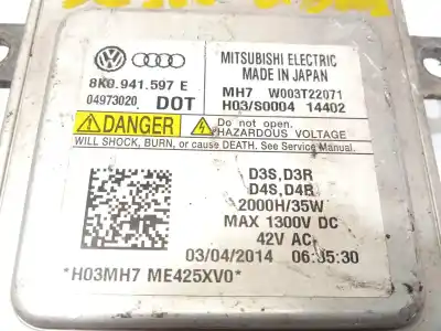 Second-hand car spare part xenon headlights control unit  for audi a4 b8 avant (8k5) 3.0 tdi quattro oem iam references 8k0941597e w003t22071 